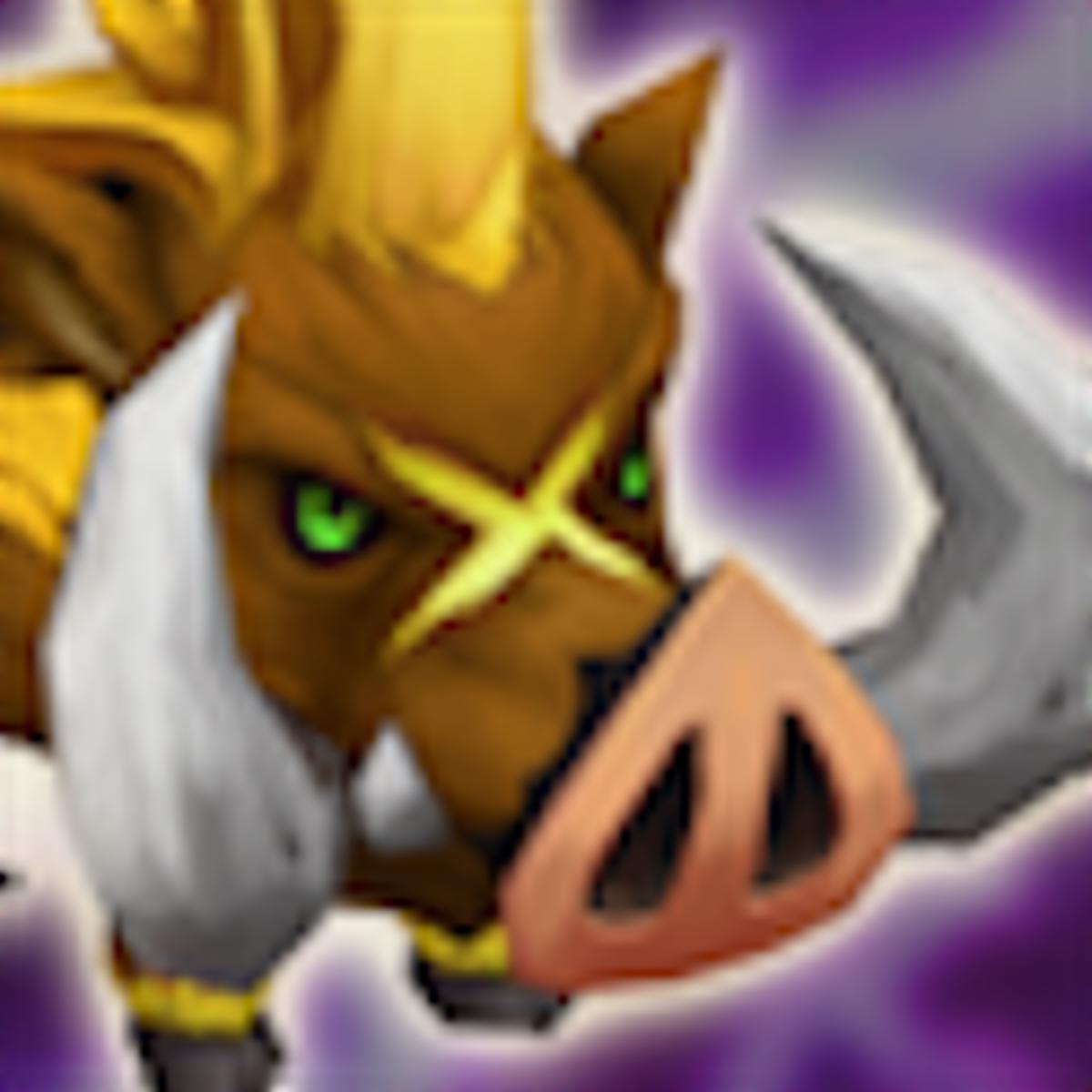 風 タテガミイノシシ