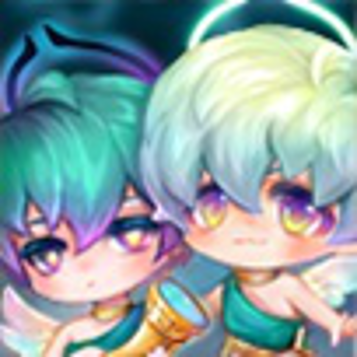 光 双子の天使 ミルエルとグラシア