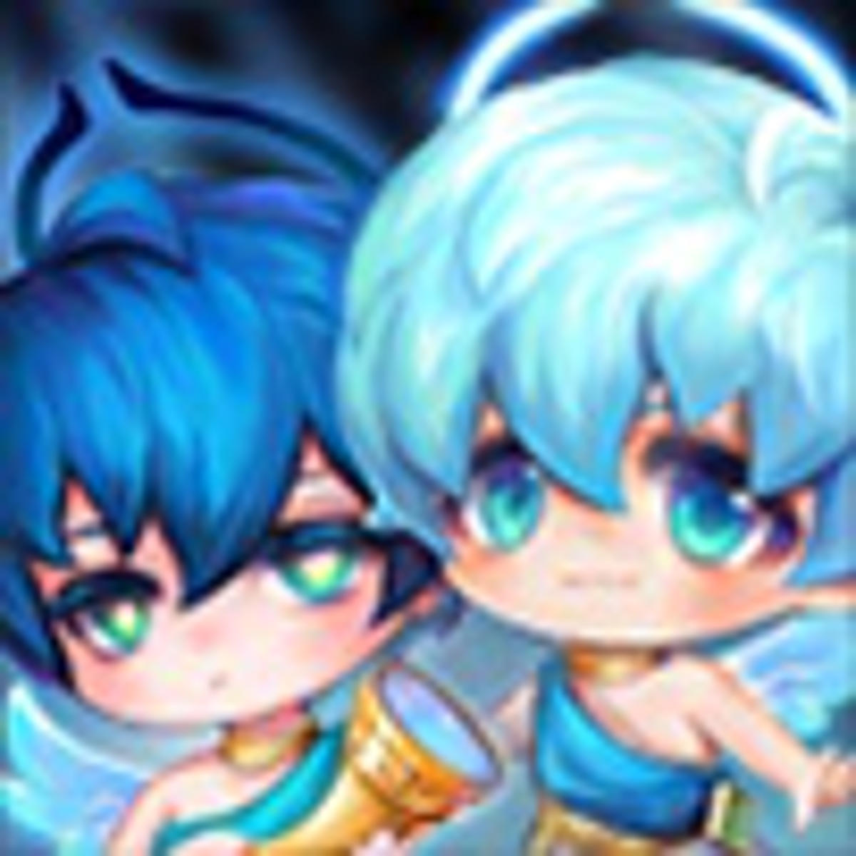 水 双子の天使 ラマエルとジュディア