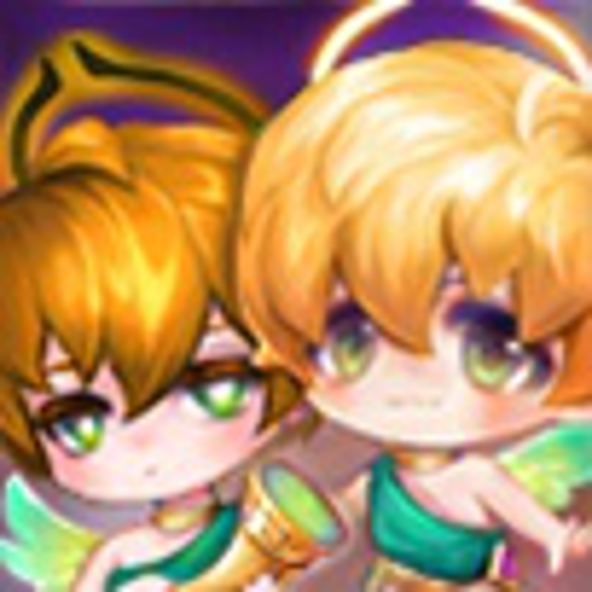 風 双子の天使 (サディエルとゼリア)